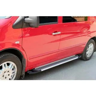 Progi Boczné Line (2 szt., Aluminium) Mercedes Vito W638 1996-2003 zdjęcia 1