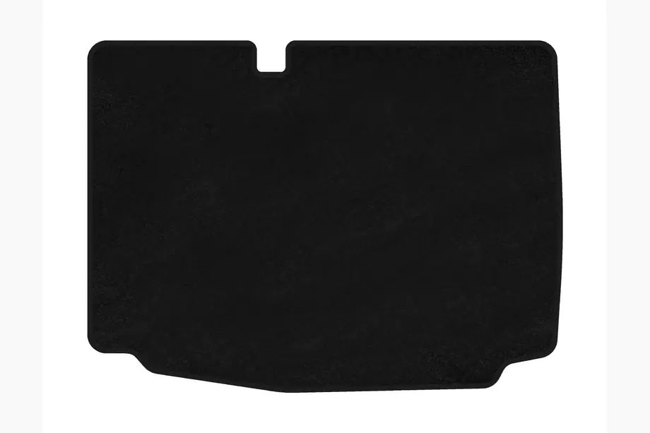 Volkswagen Polo 2010-2017 Dywanik bagażnika tekstylny Premium (HB, 3/5-drzwiowy, Czarny) Image