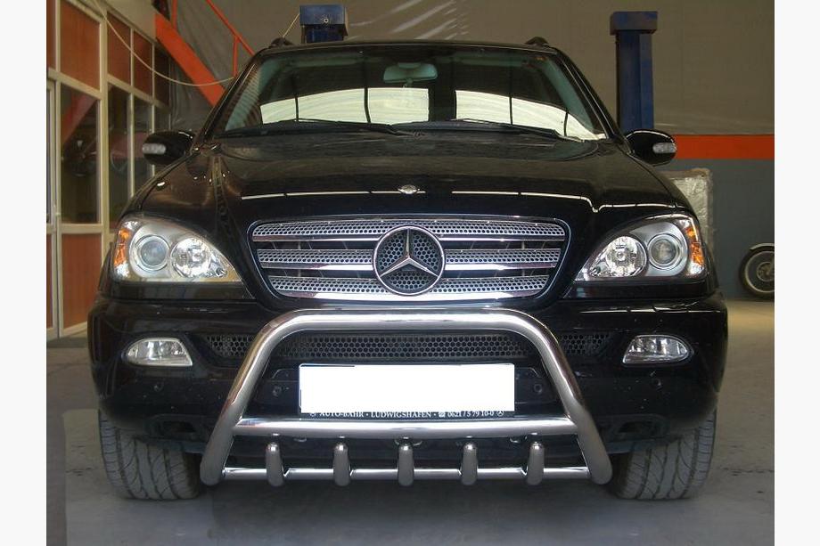 Mercedes ML W163 1997-2005 Pałąk Przedni (Stal Nierdzewna) Zdjęcia 3