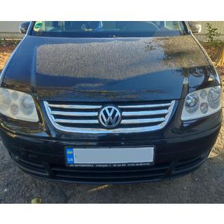 Chromowane Nakładki na Grill (6 szt, Stal Nierdzewna) Volkswagen Touran 2003-2010 zdjęcia 1