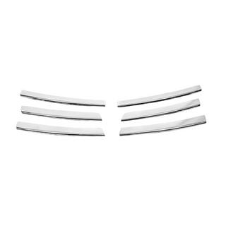Chromowane Nakładki na Grill (6 szt, Stal Nierdzewna) Volkswagen Touran 2003-2010 zdjęcia 2