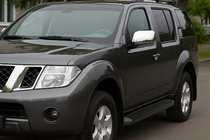 Nissan Pathfinder R51 2005-2014 Nakładki na Lusterka (2 szt, Stal Nierdzewna) zdjęcia 1