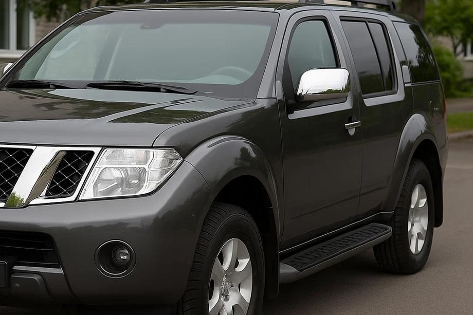 Nissan Pathfinder R51 2005-2014 Nakładki na Lusterka (2 szt, Stal Nierdzewna) Image