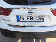 Nissan Qashqai 2014-2021 Listwa chromowana nad tablicą rejestracyjną (stal nierdzewna) Carmos - Turecka Stal Nierdzewna zdjęcia 6