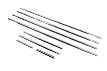 Volkswagen Touran 2003-2010 Zewnetzne listwy okien nierdzewne (8 szt) Carmos - Turecka Stal Nierdzewna zdjęcia 4