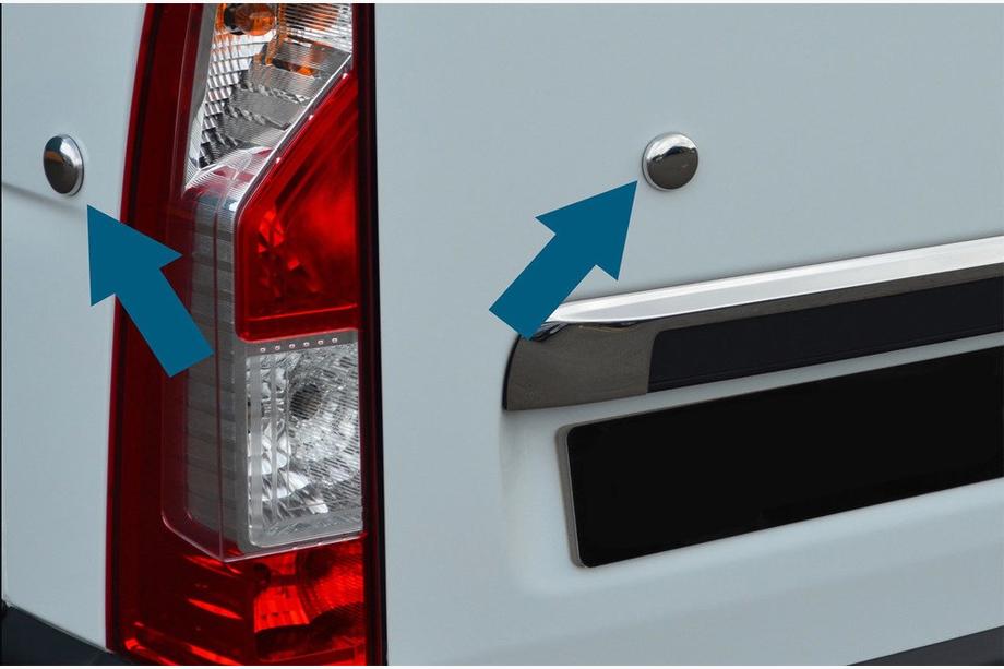 Renault Master 2011-2023 Zaślepki drzwi (4 szt, stal nierdzewna) Image