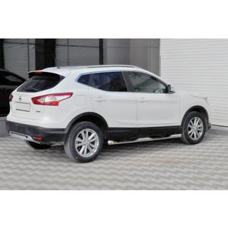 Rury Boczné (2014-2017, 2 szt., Stal Nierdzewna) Nissan Qashqai 2014-2021 zdjęcia 1