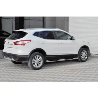 Rury Boczné (2014-2017, 2 szt., Stal Nierdzewna) Nissan Qashqai 2014-2021 zdjęcia 1