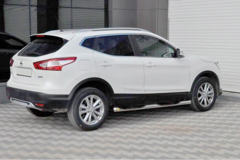 Nissan Qashqai 2014-2021 Rury Boczné (2014-2017, 2 szt., Stal Nierdzewna) Image