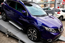 Nissan Qashqai 2014-2021 Progi Boczné Typ X5 (2 szt., Aluminium) zdjęcia 2