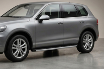 Porsche Cayenne 2003–2010 Progi boczne Fullmond (2 szt., aluminium) zdjęcia 1
