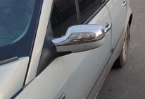 Renault Megane II 2004-2009 Nakładki na Lusterka (2 szt, Stal Nierdzewna) zdjęcia 1