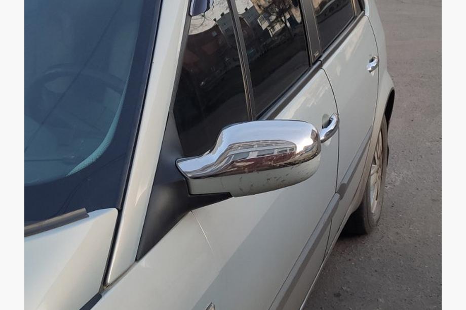 Renault Scenic/Grand 2003-2009 Nakładki na Lusterka (2 szt, Stal Nierdzewna) Image