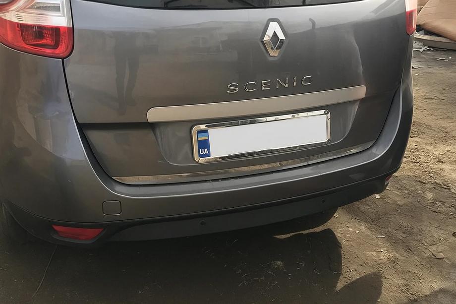 Renault Scenic/Grand 2009-2016 Listwa bagażnika (do Grand, stal nierdzewna) Image