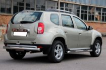 Renault Duster 2008–2017 Tylna belka prosta (stal nierdzewna) zdjęcia 2