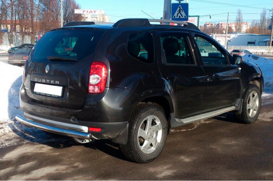 Renault Duster 2008–2017 Tylna belka prosta (stal nierdzewna) Zdjęcia 5