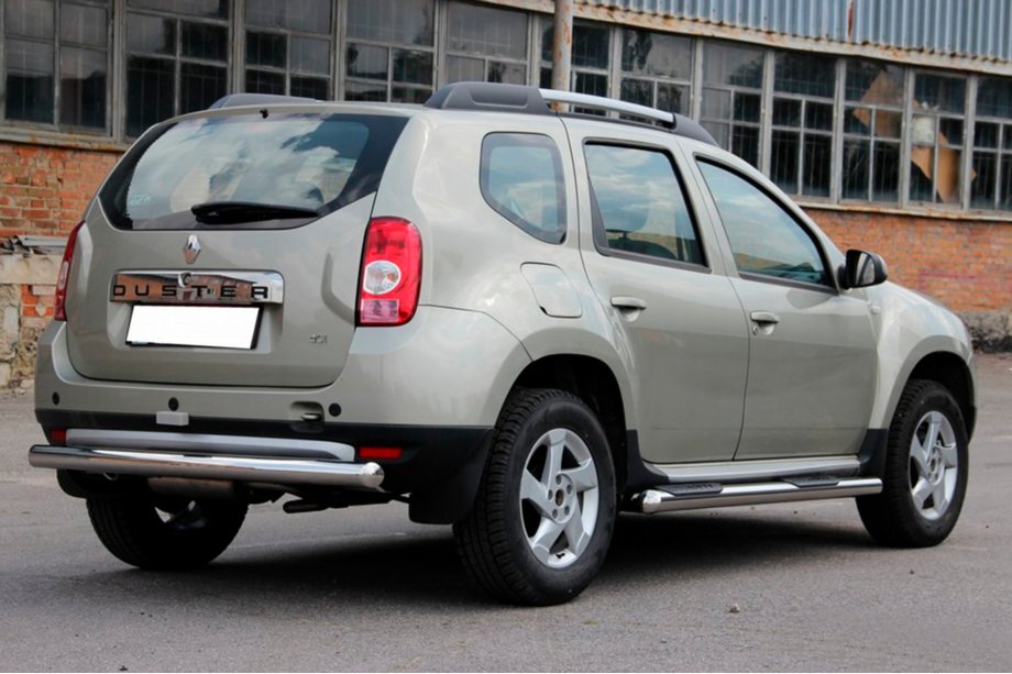 Renault Duster 2008–2017 Tylna belka prosta (stal nierdzewna) Zdjęcia 2