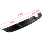 Volkswagen Golf 6 2008-2014 Dyfuzor tylnego zderzaka V1 do Base HB 2010-2013, Carbon zdjęcia 5