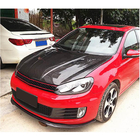 Volkswagen Golf 6 2008-2014 Nakładka na przedni zderzak Lip V1 (do GTI HB 2010-2013, Carbon) zdjęcia 3