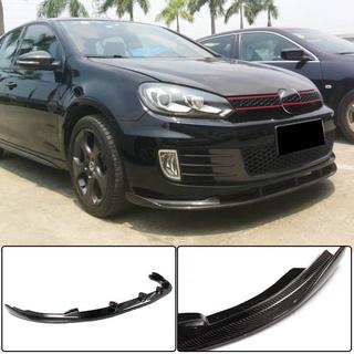 Nakładka Zderzaka Przedniego Lip V2 do GTI HB 2010-2013 Carbon zdjęcia 1