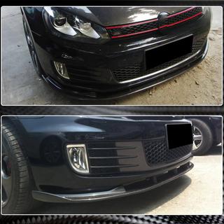 Nakładka Zderzaka Przedniego Lip V2 do GTI HB 2010-2013 Carbon zdjęcia 3