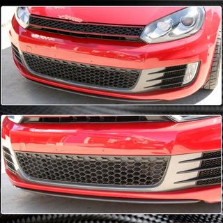 Lotka Przedniego Zderzaka Lip V3 do GTI HB 2010-2013 Carbon zdjęcia 2