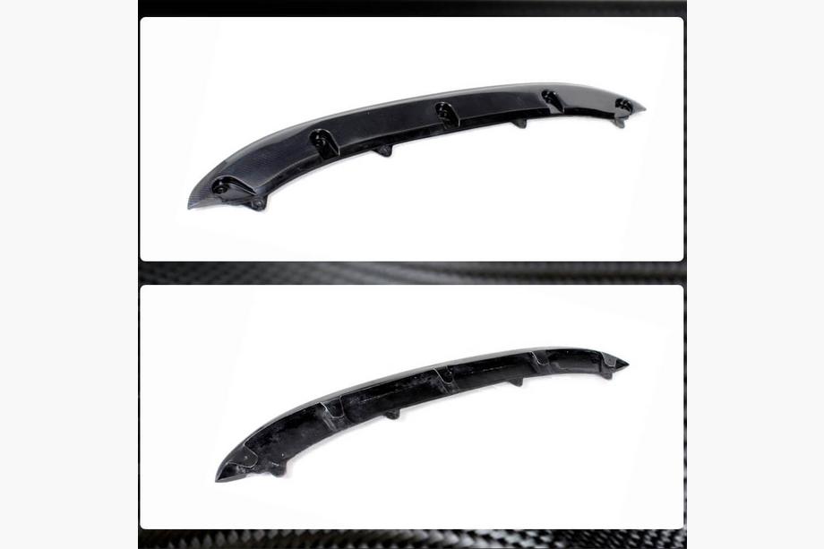 Volkswagen Golf 6 2008-2014 Lotka Przedniego Zderzaka Lip V3 do GTI HB 2010-2013 Carbon Zdjęcia 3