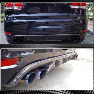 Dyfuzor Tylny Zderzaka V1 do GTI HB 2010-2013 Carbon zdjęcia 2