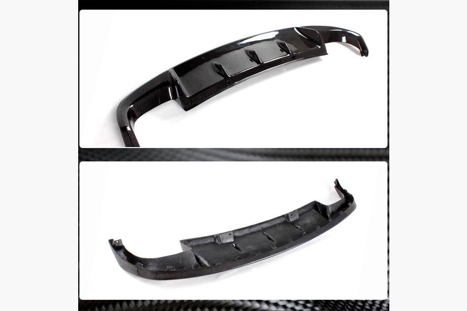 Volkswagen Golf 6 2008-2014 Dyfuzor Tylny Zderzaka V1 do GTI HB 2010-2013 Carbon Zdjęcia 3