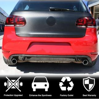 Dyfuzor tylnego zderzaka V2 do GTI HB 2010-2013, Carbon zdjęcia 2