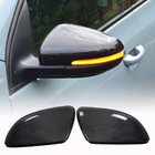 Volkswagen Golf 6 2008-2014 Nakładki Lusterek V1 (do HB 2010-2013, Carbon) zdjęcia 1