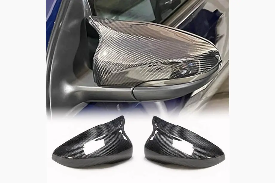 Volkswagen Golf 6 2008-2014 Nakładki Lusterek V2 (do HB 2010-2013, Carbon) Image