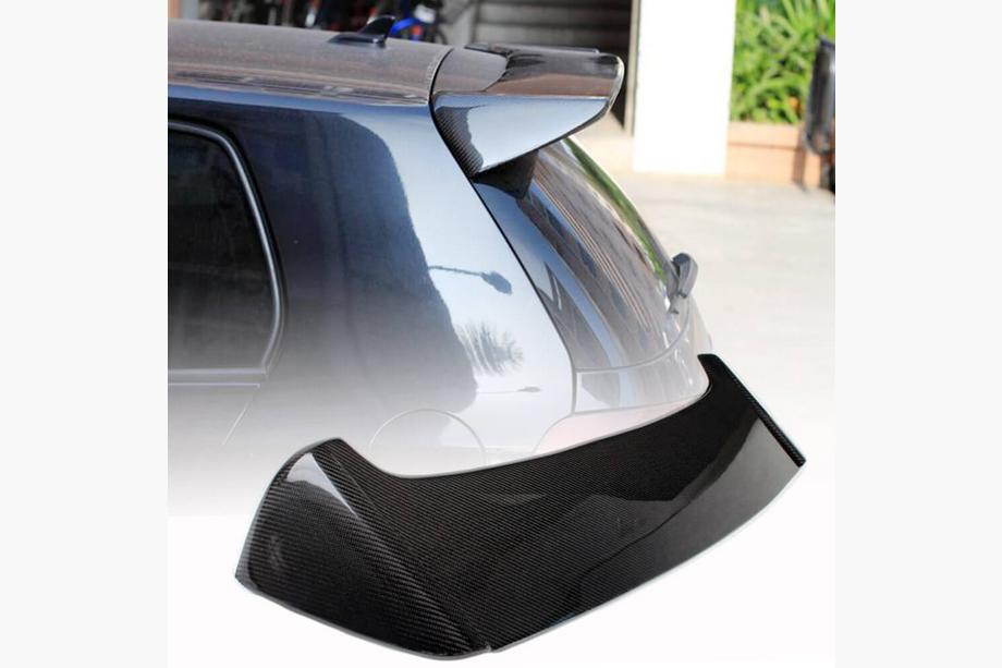 Volkswagen Golf 6 2008-2014 Spoiler V3 (do GTI/R HB 2010-2013, Carbon) Image