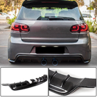 Volkswagen Golf 6 2008-2014 Dyfuzor Tylny Zderzaka V1 do R/R20 HB 2010-2013 Carbon zdjęcia 1