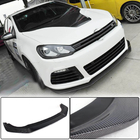 Volkswagen Golf 6 2008-2014 Nakładka na przedni zderzak Lip V2 do R HB 2010-2013 Carbon zdjęcia 1