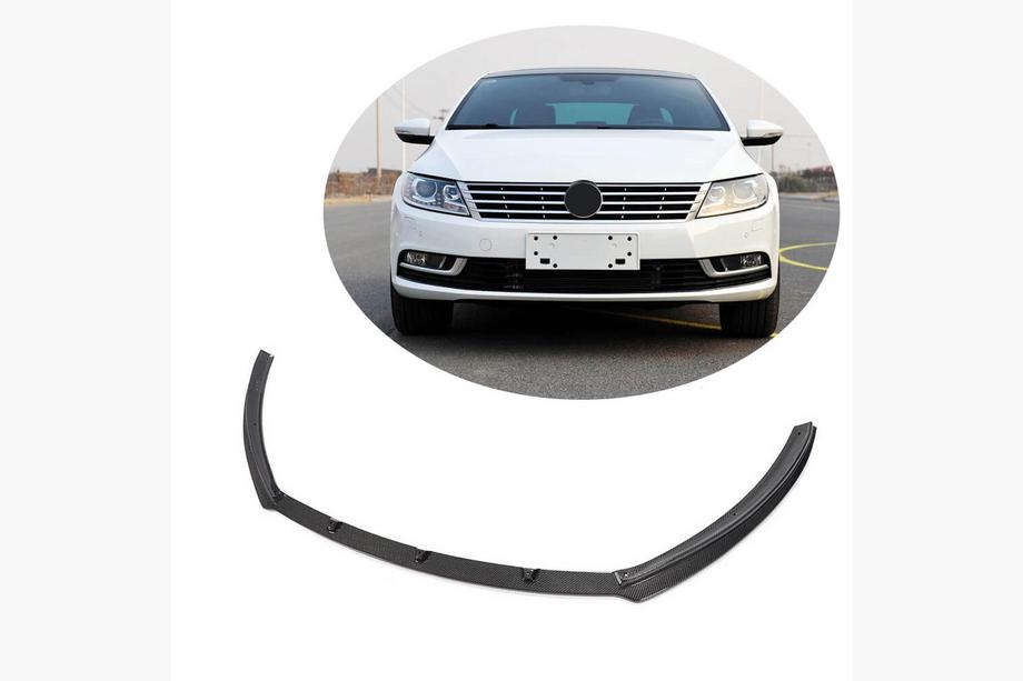 Volkswagen Passat CC 2008-2017 Nakładka na przedni zderzak Lip (do 2012-2018, Carbon) Image