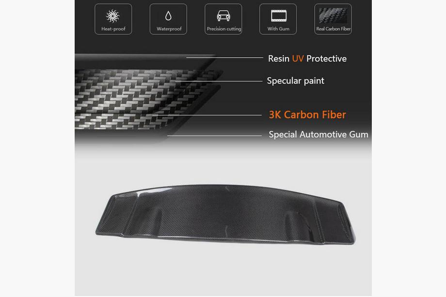 Volkswagen Scirocco 2008-2017 Spoiler V2 (do Base, Carbon) Zdjęcia 5