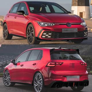 Kompletny zestaw body kit z karbonu (do GTI & R EU HB 2019-2024), Karbon zdjęcia 2