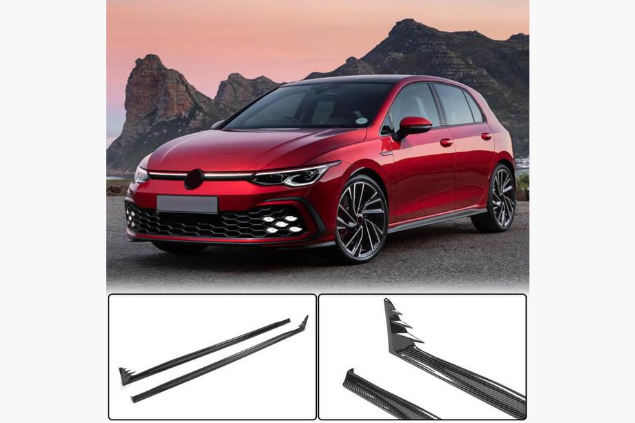 Volkswagen Golf 8 2019- Progi Boczne (do GTI / R-Line HB, Carbon) Image