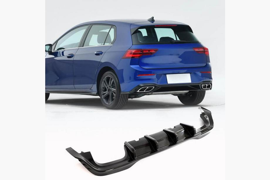 Volkswagen Golf 8 2019- Dyfuzor Tylnego Zderzaka (do R HB, Carbon) Image