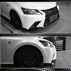 Lexus GS 2011-2020 Nakładki na Przedni Zderzak z Włókna Węglowego (do F-Sport 2011-2015) zdjęcia 4