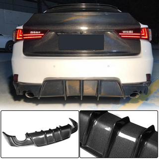 Dyfuzor tylnego zderzaka V1 do Base/F-Sport 2013-2016, Carbon Lexus IS 2013- zdjęcia 1