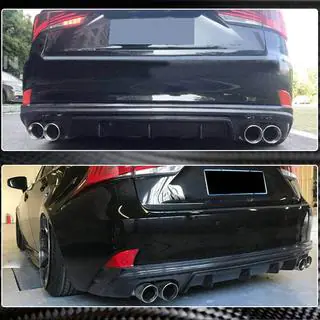 Dyfuzor tylnego zderzaka V2 do Base/F-Sport 2013-2016, Carbon zdjęcia 3