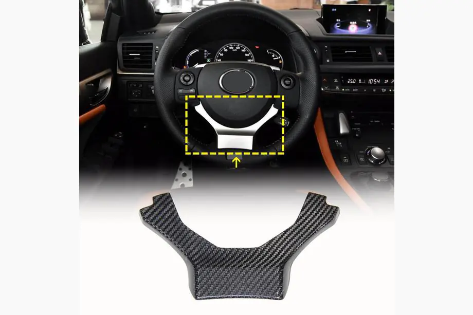 Lexus NX 2014-2021 Nakładka na Kierownicę Carbon Image