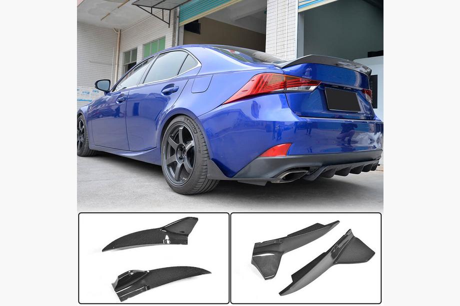 Lexus IS 2013- Nakładka na tylny zderzak (dla Base/F-Sport 2016-2020, Carbon) Image