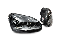 Volkswagen Golf 5 2003-2009 Reflektory przednie z soczewką Black (2 szt.) zdjęcia 3