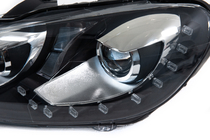 Volkswagen Golf 6 2008-2014 Reflektory przednie LED z światłami do jazdy dziennej (2 szt.) zdjęcia 12