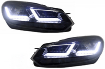 Volkswagen Golf 6 2008-2014 Reflektory przednie Golf 7 Style Silver (2 szt.) zdjęcia 1