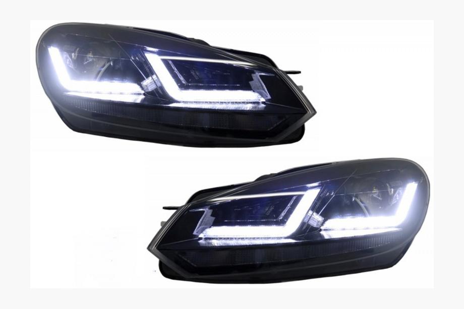 Volkswagen Golf 6 2008-2014 Reflektory przednie Golf 7 Style Silver (2 szt.) Image