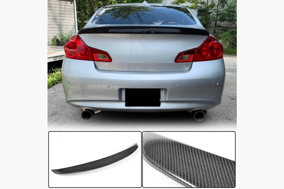 Infiniti G25/G35/37 (V36/CV36) 2006-2015 Spojler SD V1 (do G37 2009-2013, G25 2011-2012, Carbon) Zdjęcia 2